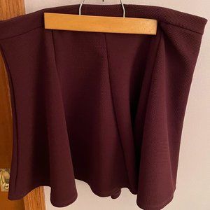 Maroon Gap L mini skirt